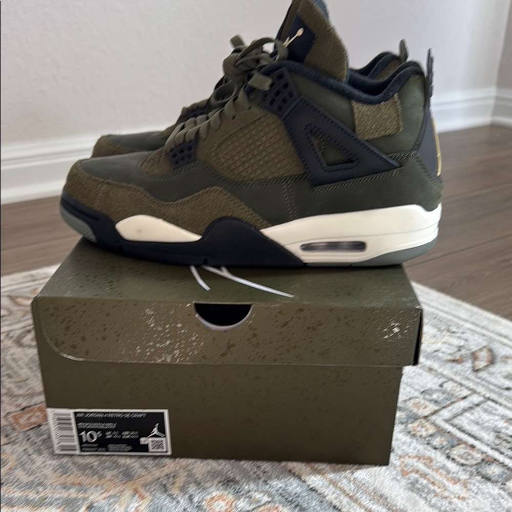 Nike Air Jordan 4 Retro Olive Sneakers